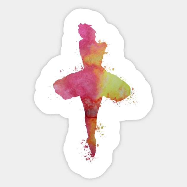 Ballerina Sticker by TheJollyMarten